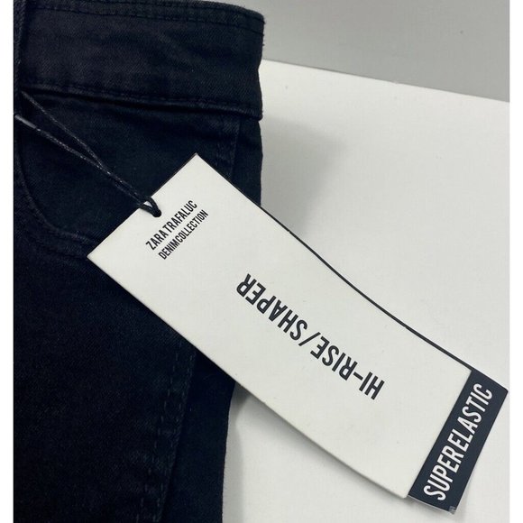 Zara Denim collection hi rise shaper jeans size 0 US Brand New. - Picture 3 of 12
